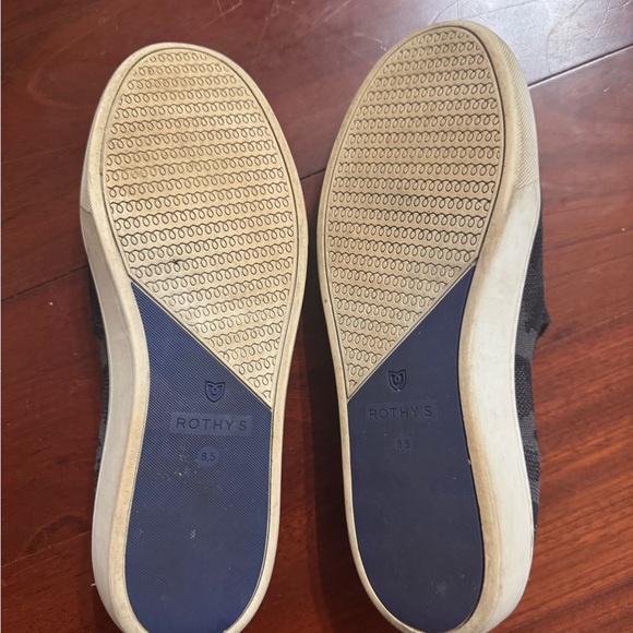 Rothy's Black Camo Slip-On Sneakers - Picture 4 of 4